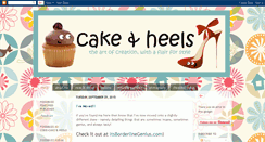 Desktop Screenshot of cakeandheels.com