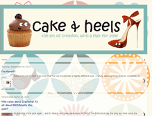 Tablet Screenshot of cakeandheels.com